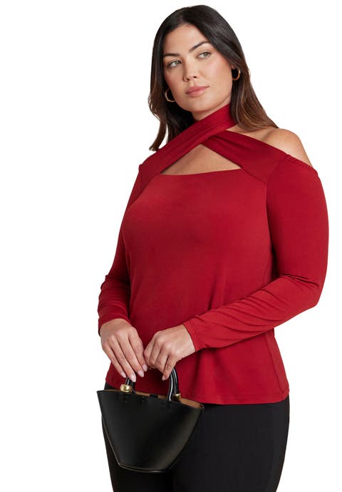 Cross Front Cut Out Top (Plus)