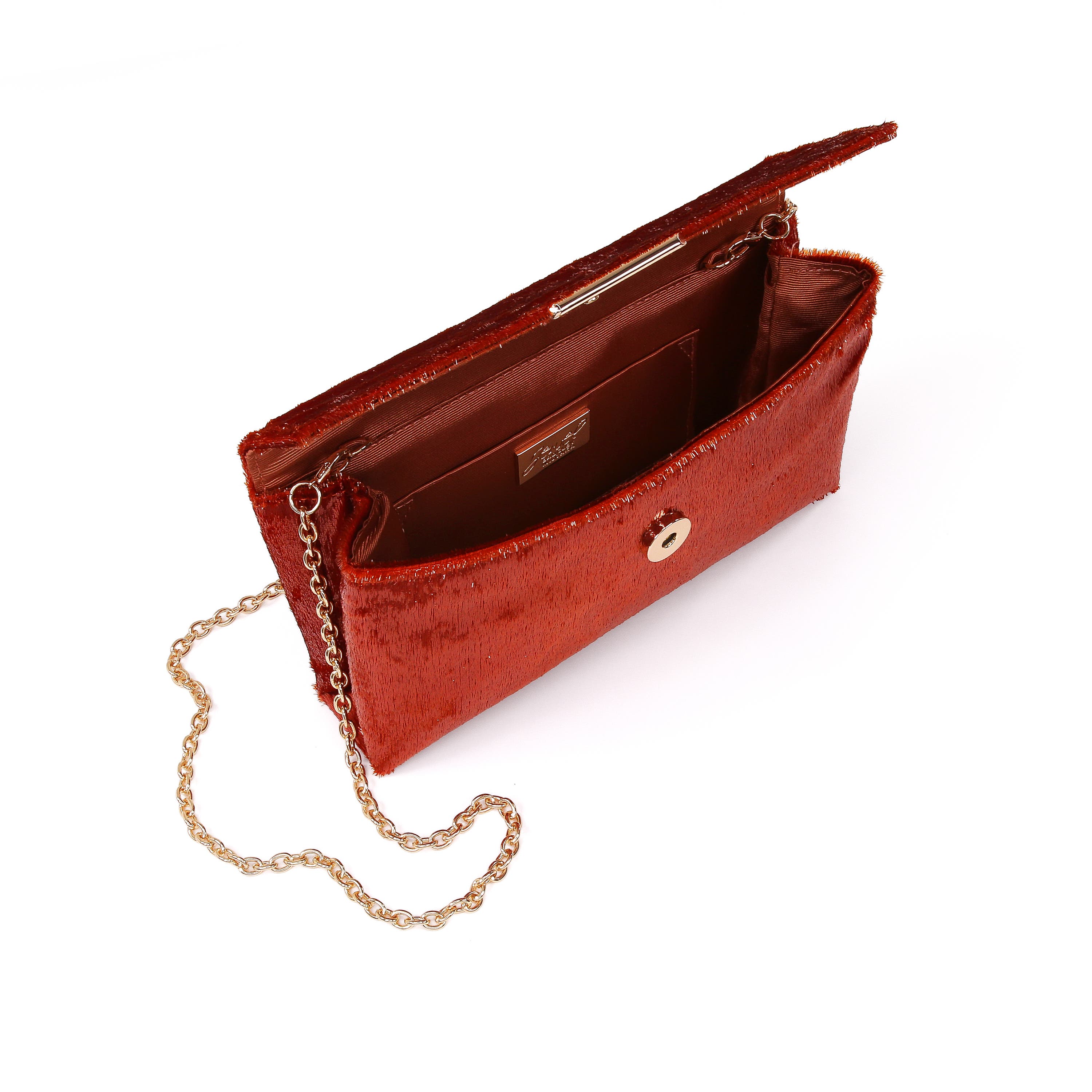 Jewel Badgley Mischka Angel Soft Faux Pony Hair Envelope Clutch (Women ...