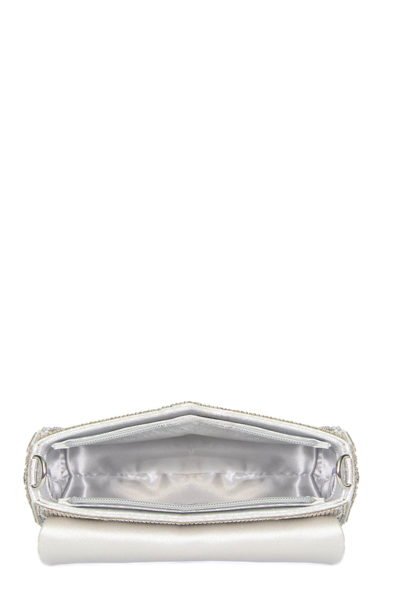 Zee Clutch, Alternate, color, SILVER
