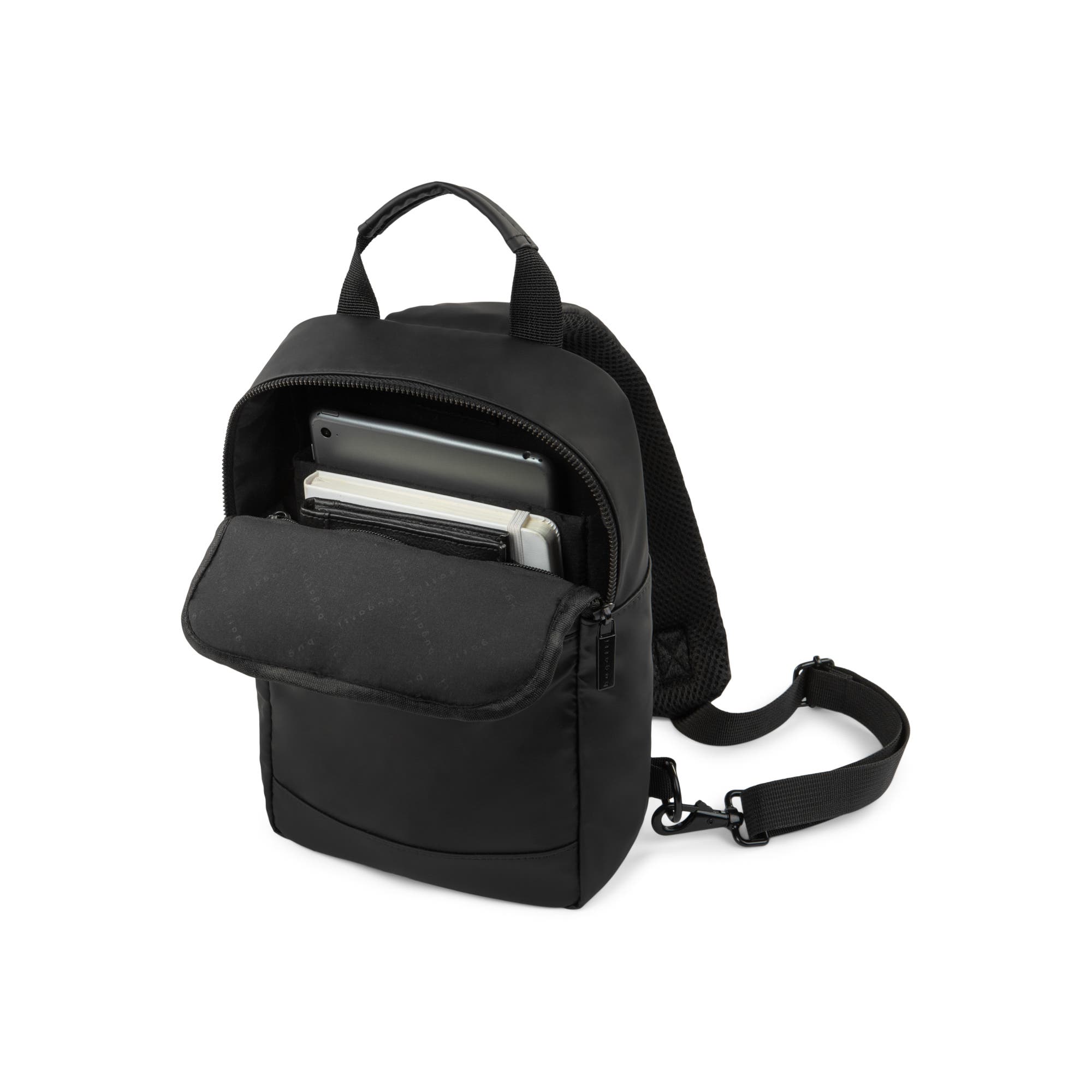 bugatti Mile End Sling Bag, Alternate, color, Black