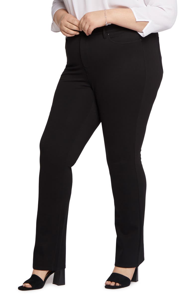 NYDJ Marilyn Straight Leg Pants, Alternate, color, Black
