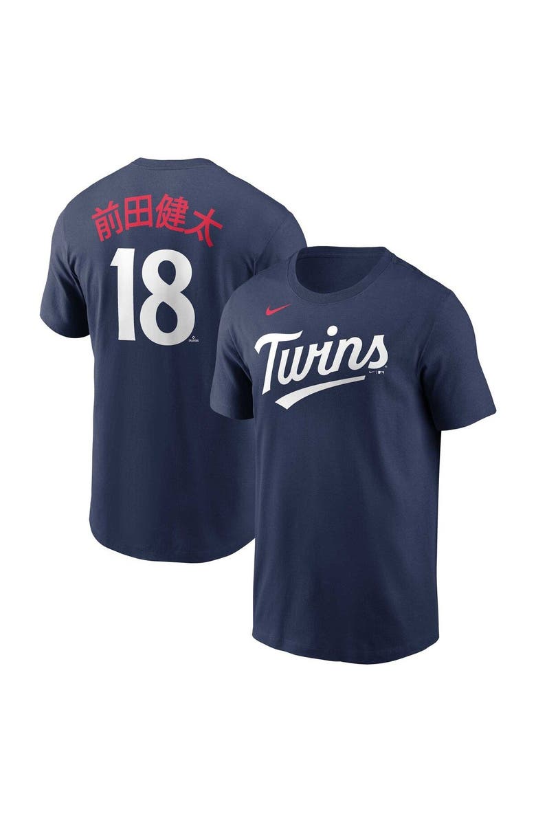 Nike Men's Nike Kenta Maeda Navy Minnesota Twins Player Name & Number T-Shirt, Main, color, 