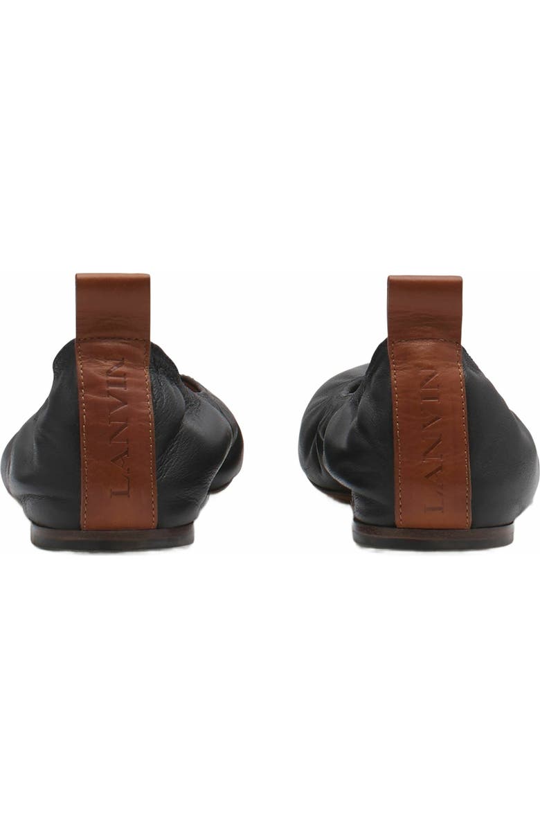 Lanvin The Leather Ballerina Flat, Alternate, color,