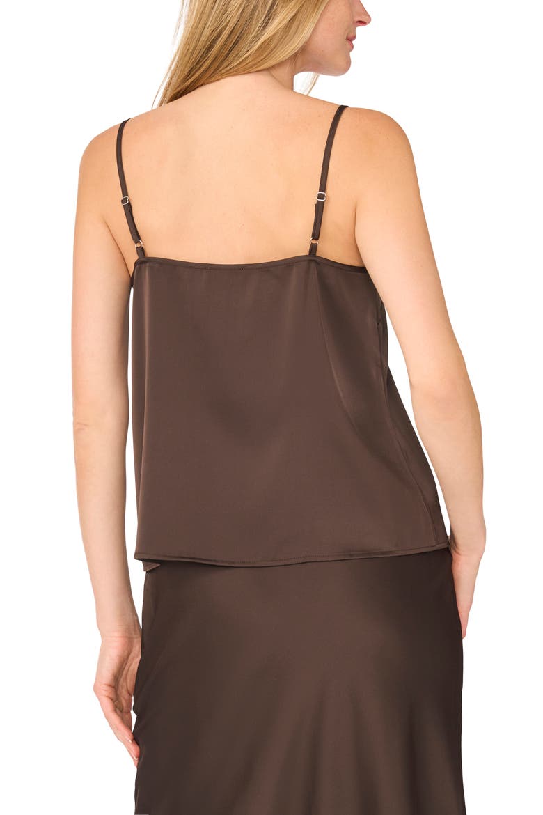 Lace Trim Camisole, Alternate, color, CALL ME CHOCOLATE