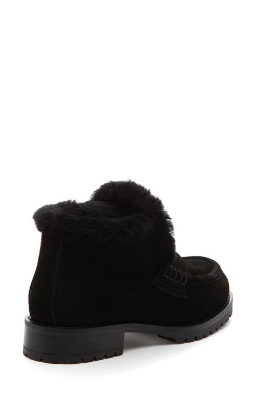 275 Central Zelia Genuine Shearling Weatherproof Boot In Black