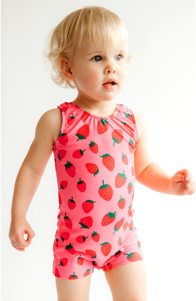 Destira Strawberry Fields Unitard, Alternate, color, Strawberry Fields