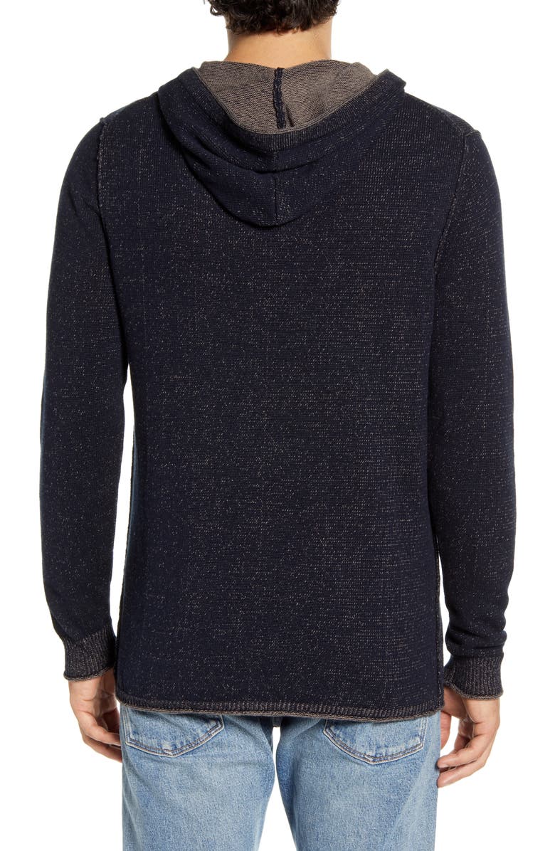 The Normal Brand Jimmy Hoodie Sweater, Alternate, color, Navy