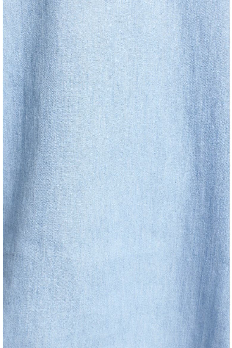Cotton Chambray Shirtdress, Alternate, color, DENIM