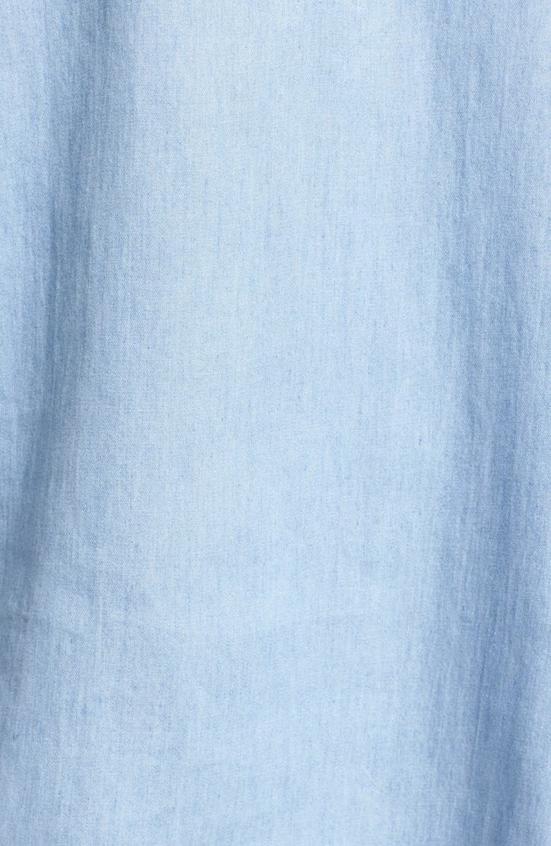 Socialite Cotton Chambray Shirtdress, Alternate, color,