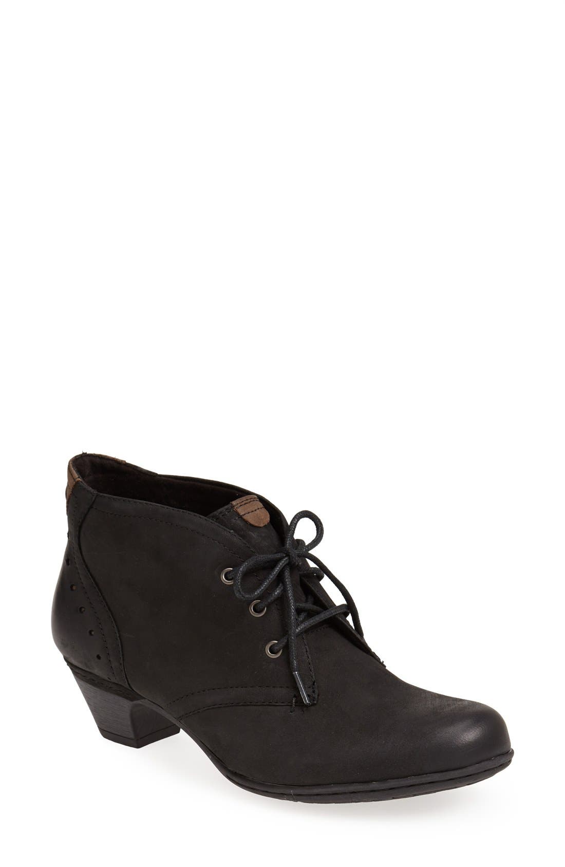 Aria Leather Boot, Main, color, BLACK