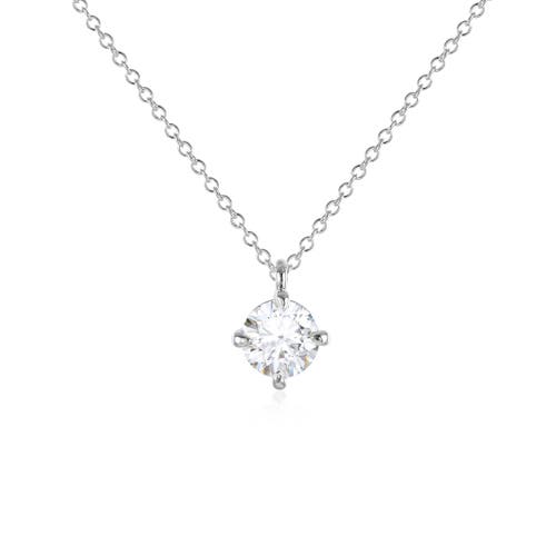 Untamed Petals Joelle Crystal Pendant In Metallic