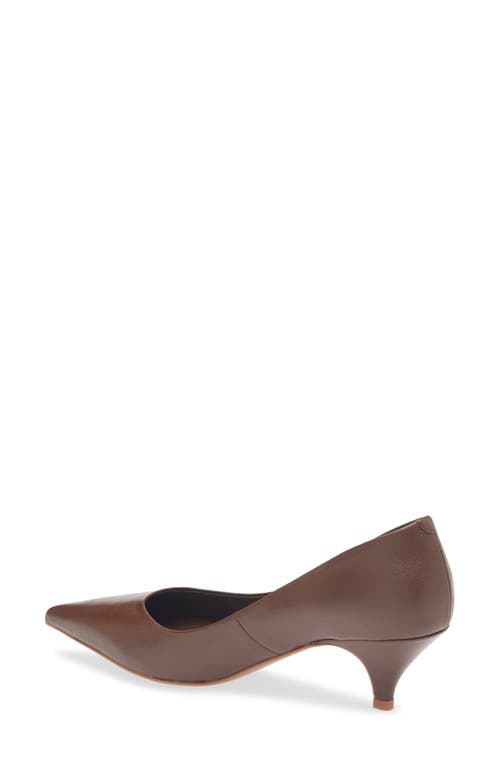 Jeffrey Campbell Miss Maam Pointed Toe Pump In Brown