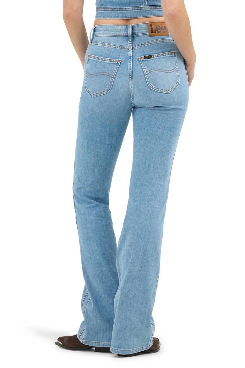 High Waist Bootcut Jeans, Alternate, color, MINOR KEY