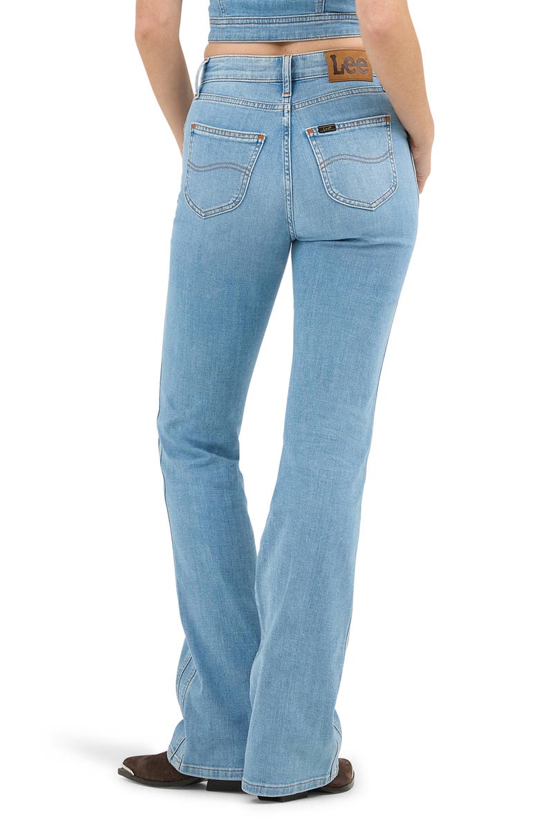 Lee High Waist Bootcut Jeans, Alternate, color, Minor Key
