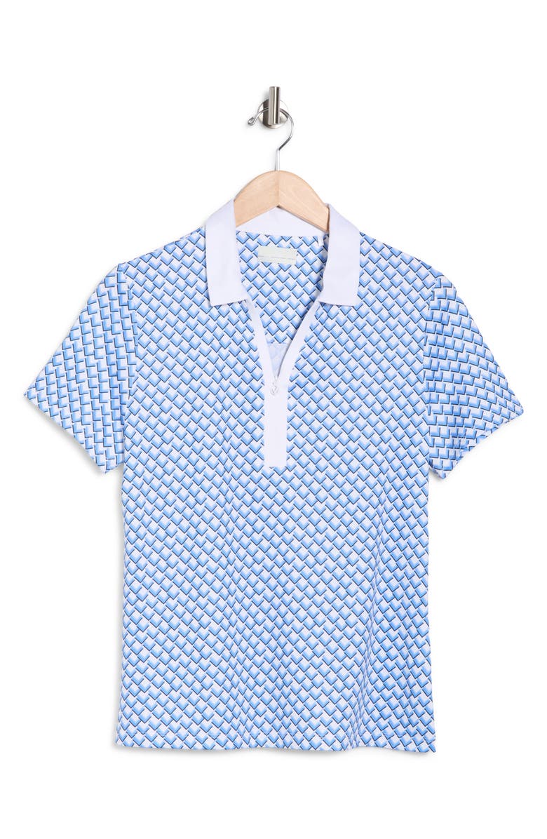 Callaway Chevron Geo Polo, Alternate, color, Serenity