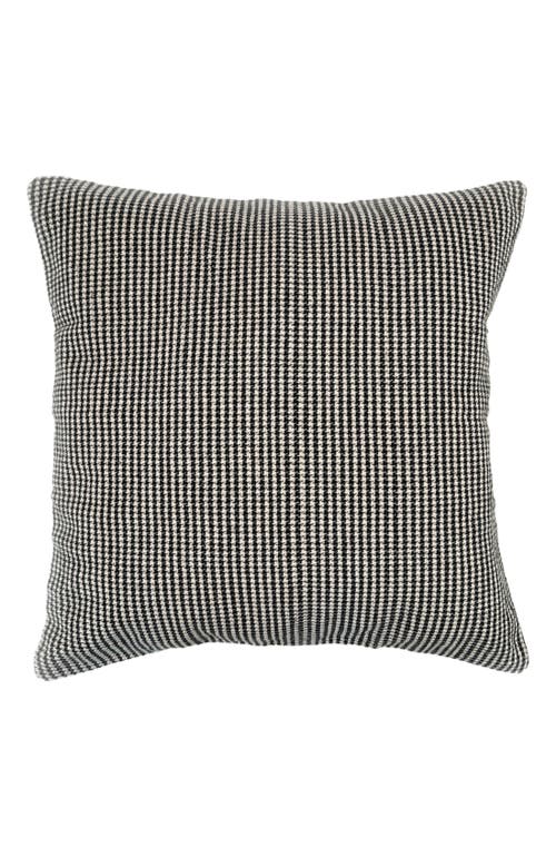 Manushi Houndstooth Woven Pillow - Cover in Black And White  product