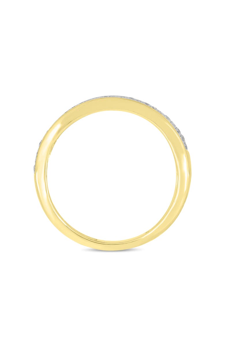 LuvMyJewelry Tessera Unisex Diamond Band Ring in 10K Gold, Alternate, color, 10K Yellow Gold