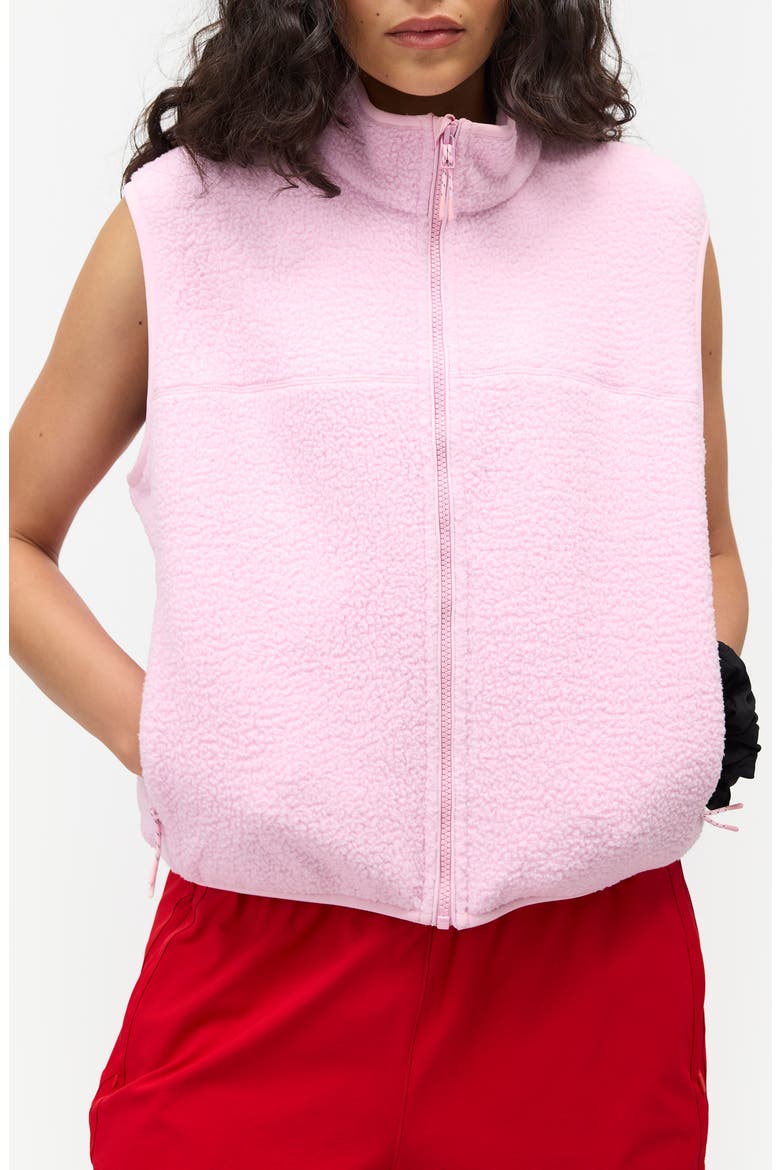 Chapelle Fleece Vest, Main, color, BISOU