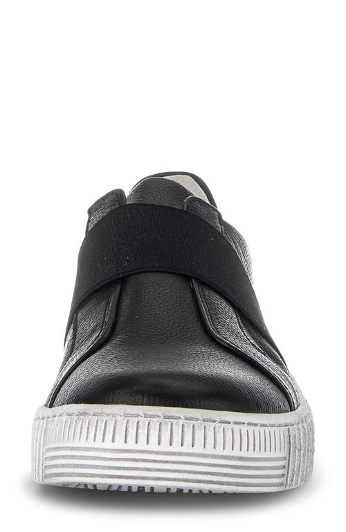 Gabor 33.336 Slip-on Platform Sneaker In Black