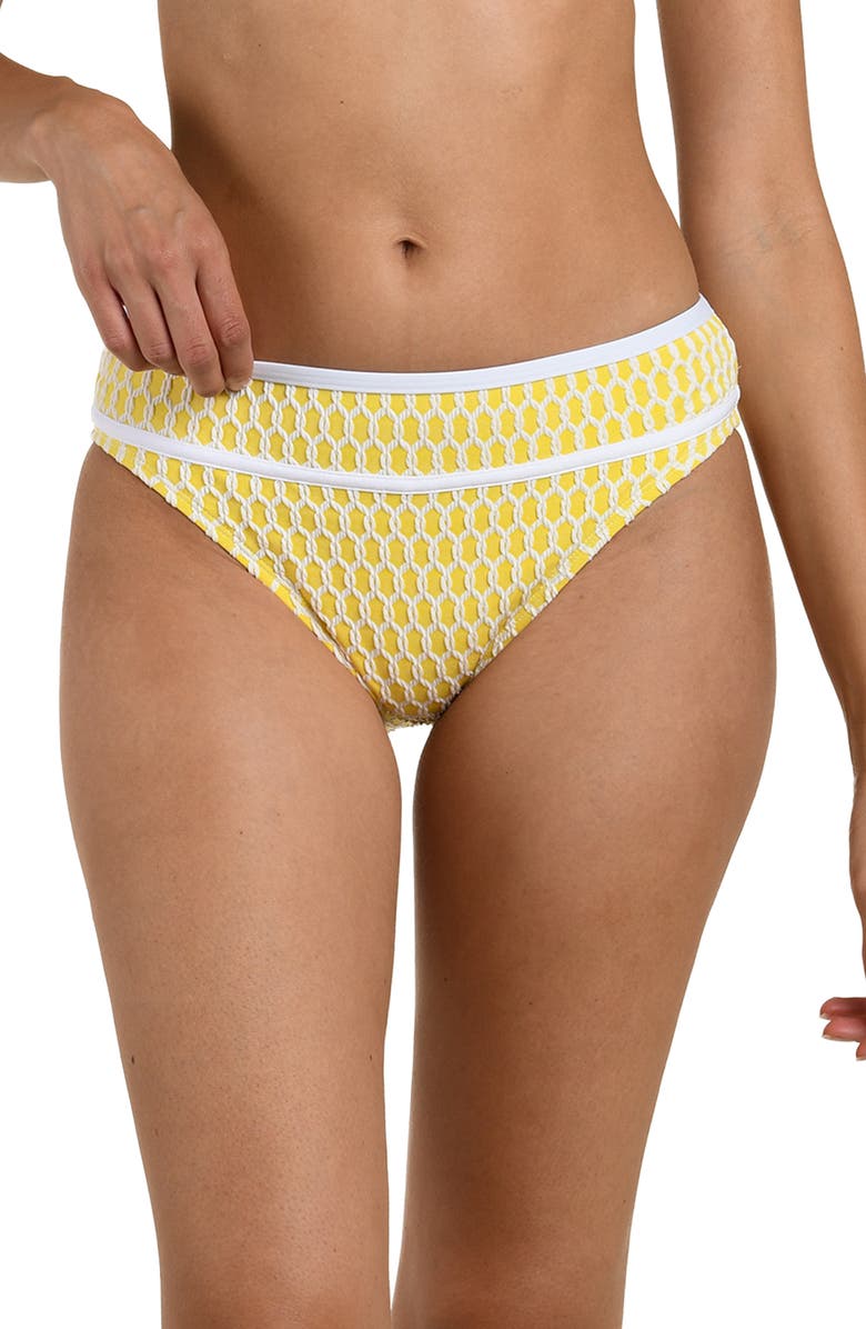 La Blanca Prep Banded Bikini Bottoms, Main, color, Soleil