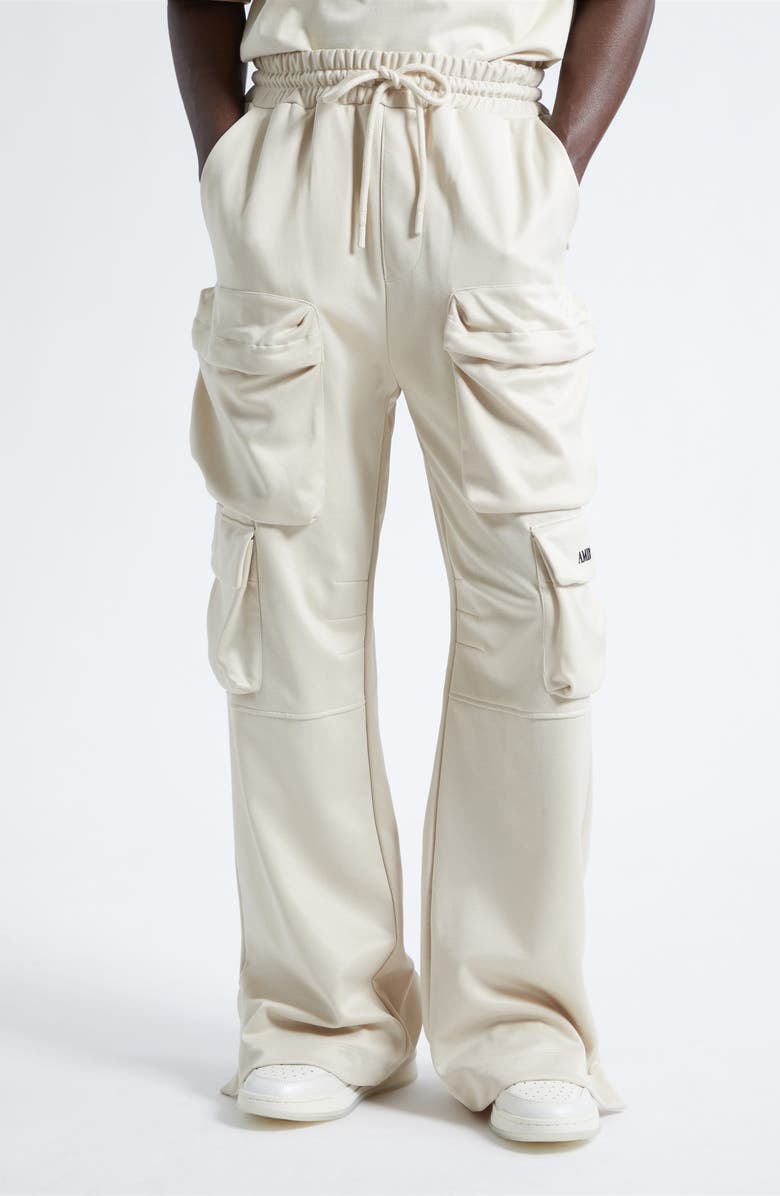 AMIRI Drawstring Cargo Pants, Main, color, Alabaster