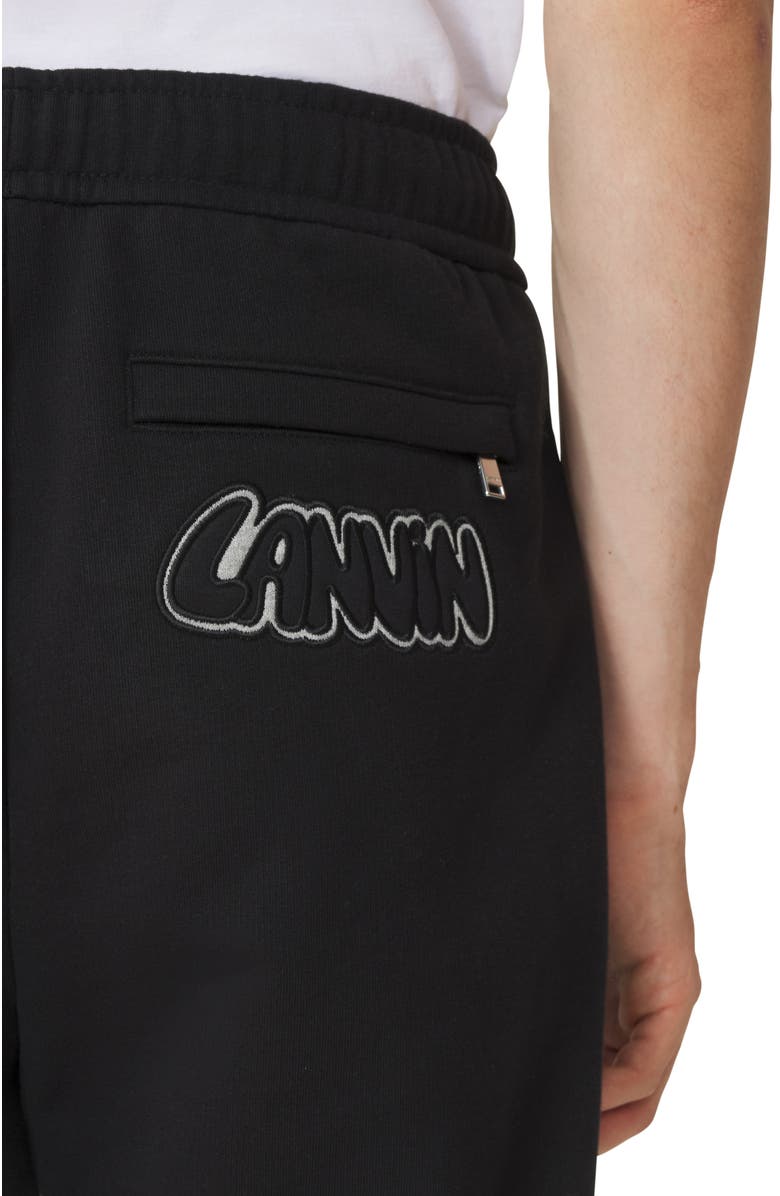 Lanvin Black Modern Curb Jogging Pants, Alternate, color, Black