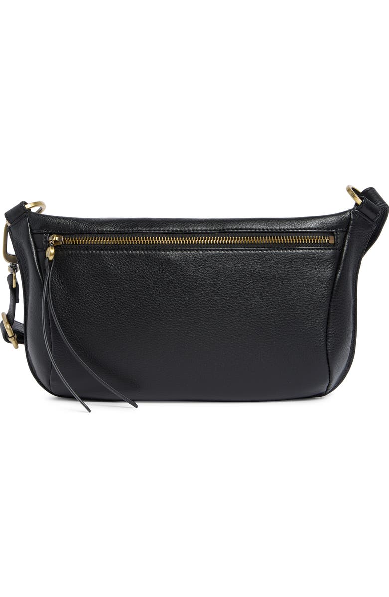HOBO Flywheel Sling Crossbody Bag, Main, color, Black