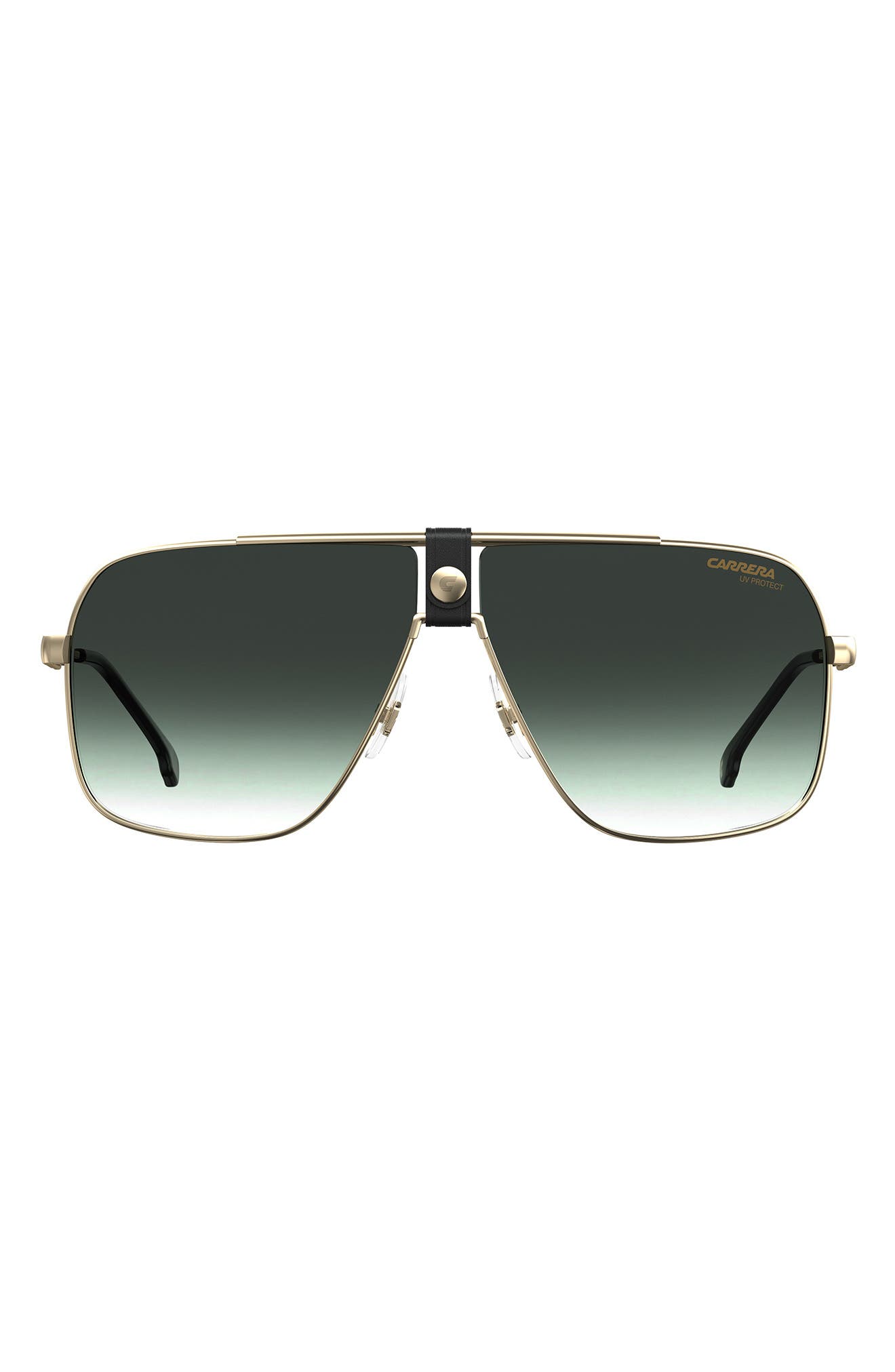Carrera Eyewear 63mm Polarized Gradient Aviator Sunglasses