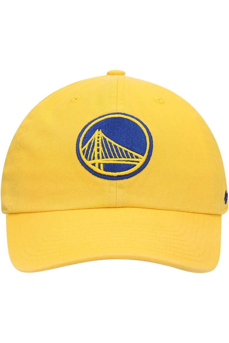 Men's '47 Gold Golden State Warriors Team Clean Up Adjustable Hat, Alternate, color, Gold