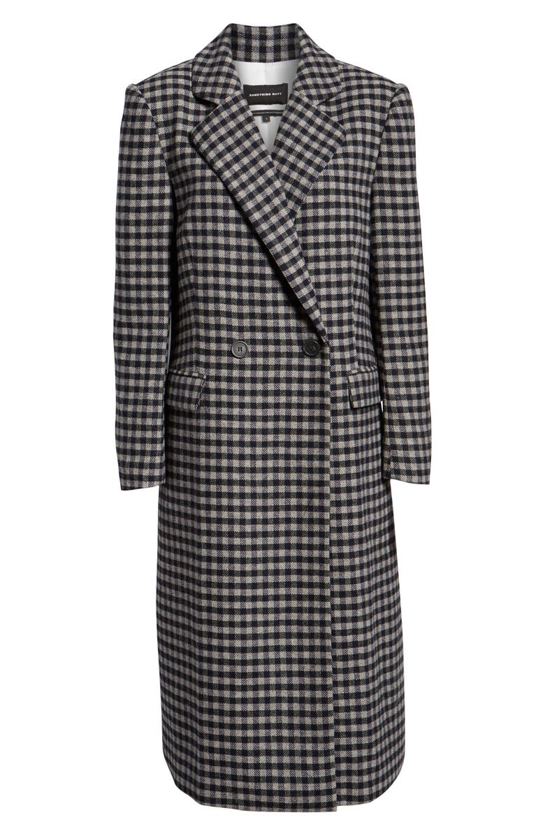 Something Navy Double Breasted Topper, Alternate, color,