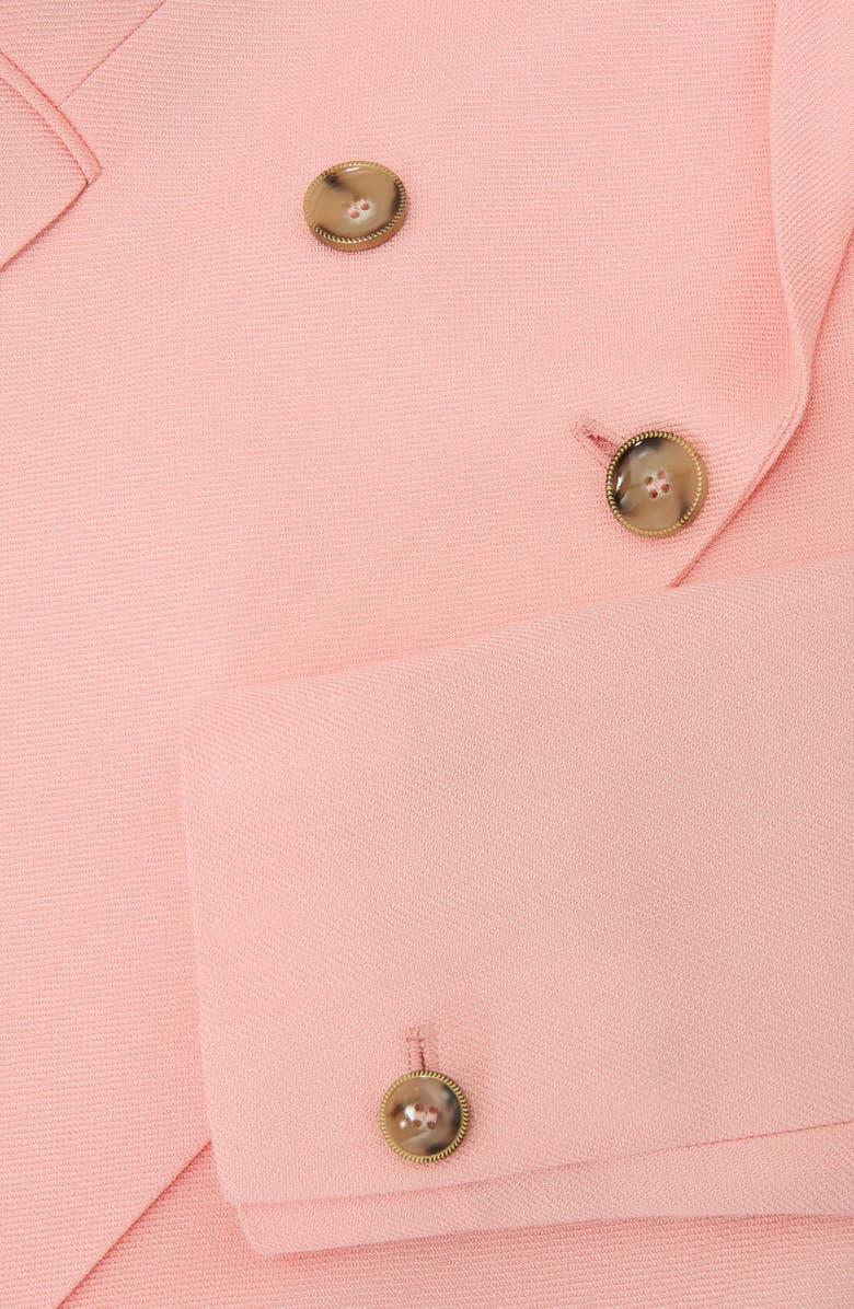 Reiss Magda Double Breasted Blazer, Alternate, color, Pink