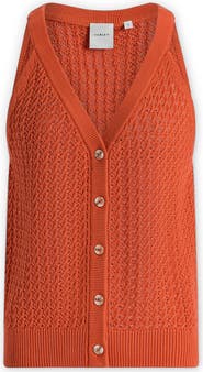 Varley Alessia Open Stitch Cotton Sweater Tank