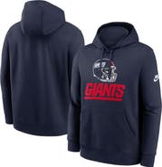 Nike Men's Nike Navy New York Giants Best Season Rewind Club Pullover Hoodie