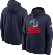 Nike Men's Nike Navy New York Giants Best Season Rewind Club Pullover Hoodie