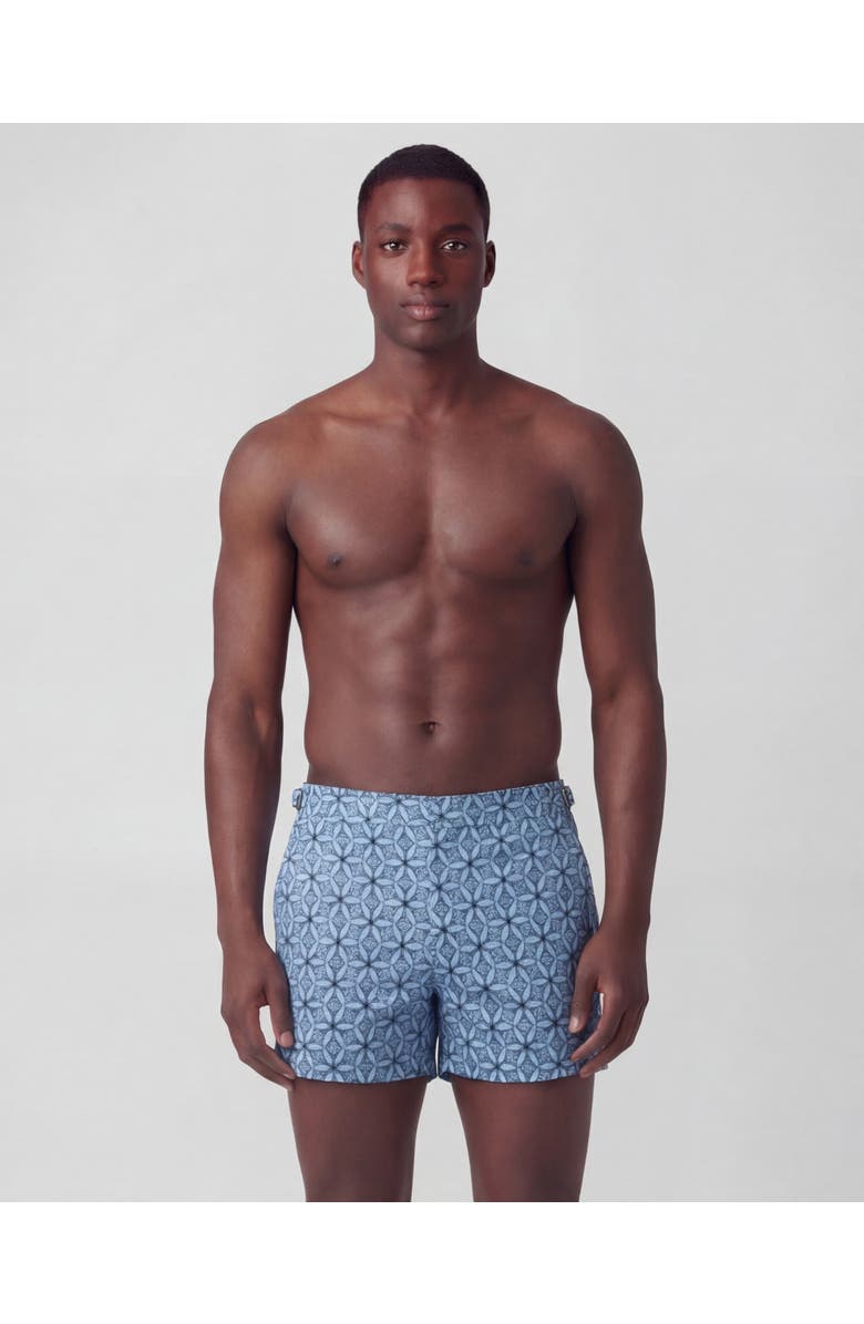 Lords of Harlech Tribal Mens Swim Tailored Short, Main, color, Tribal Blue