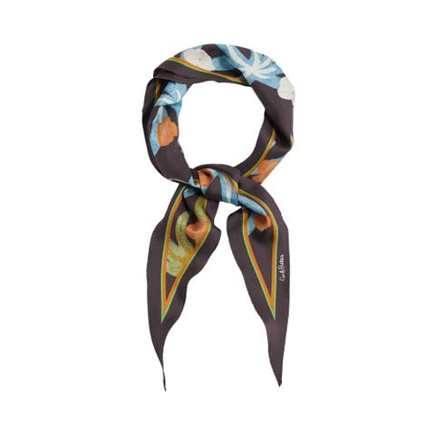 "Ethereal Mirage" Silk Diamond Neckerchief