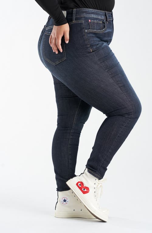 Slink Jeans Denim Leggings In Blue