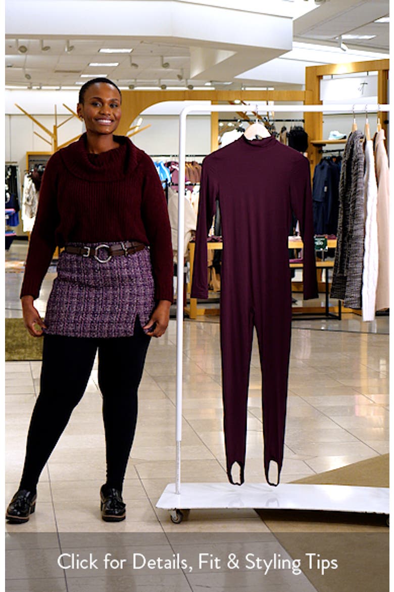 Long Sleeve Stirrup Jumpsuit video