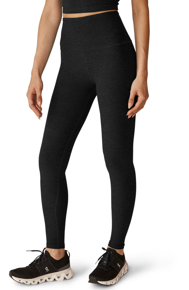 Beyond Yoga High Waisted Leggings, Alternate, color, Darkest Night