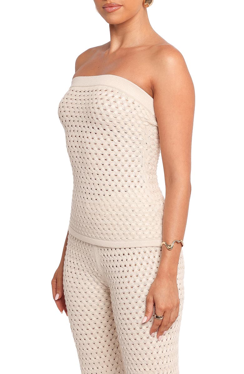 Petal & Pup Fonte Open Stitch Tube Top Sweater, Alternate, color, 