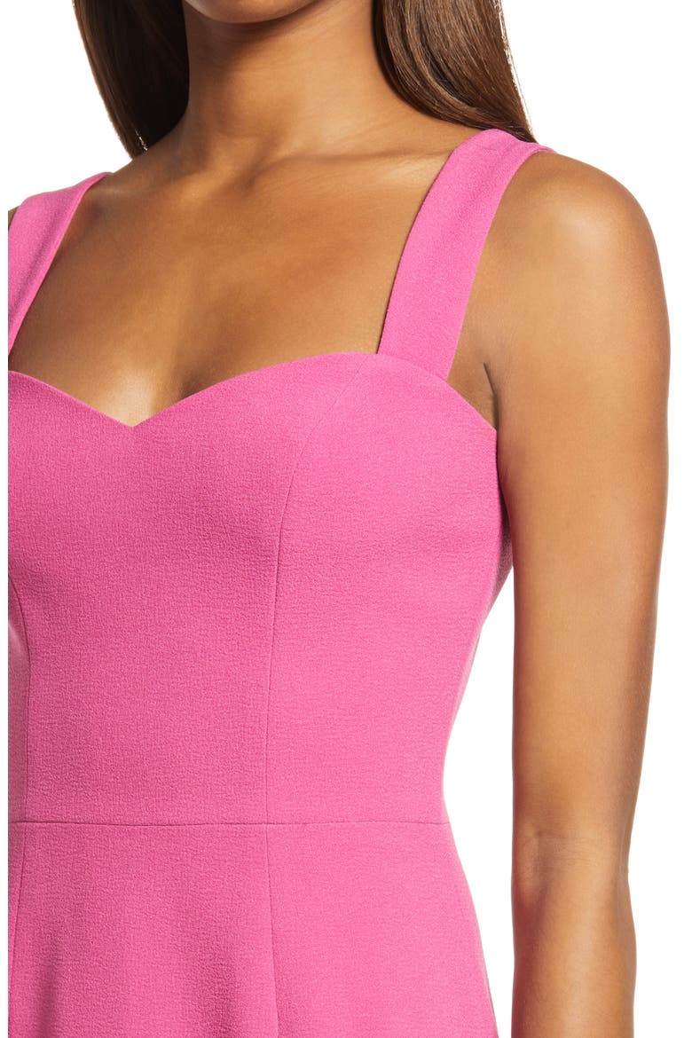 Nicole Sweetheart Neck Cocktail Dress, Alternate, color, HIBISCUS