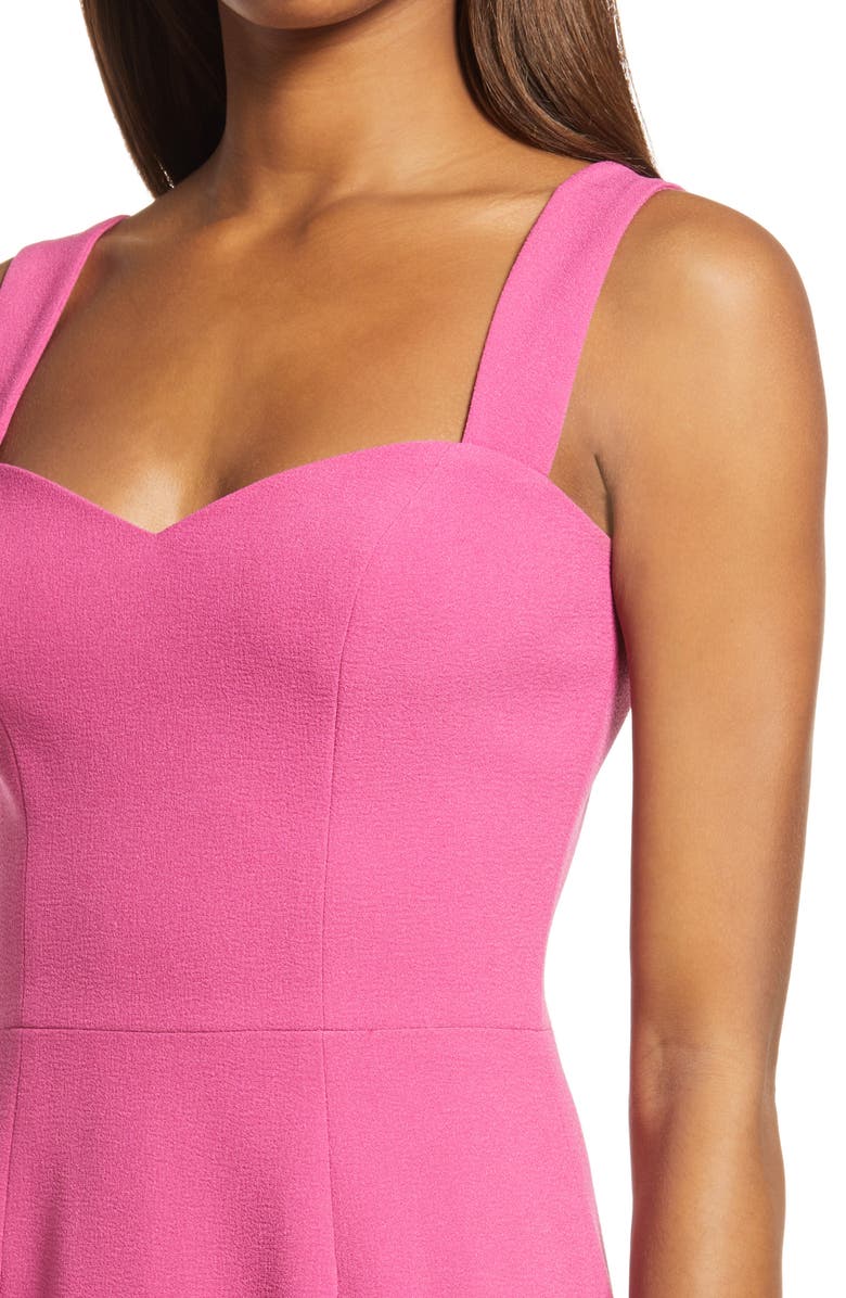 Dress the Population Nicole Sweetheart Neck Cocktail Dress, Alternate, color, Hibiscus