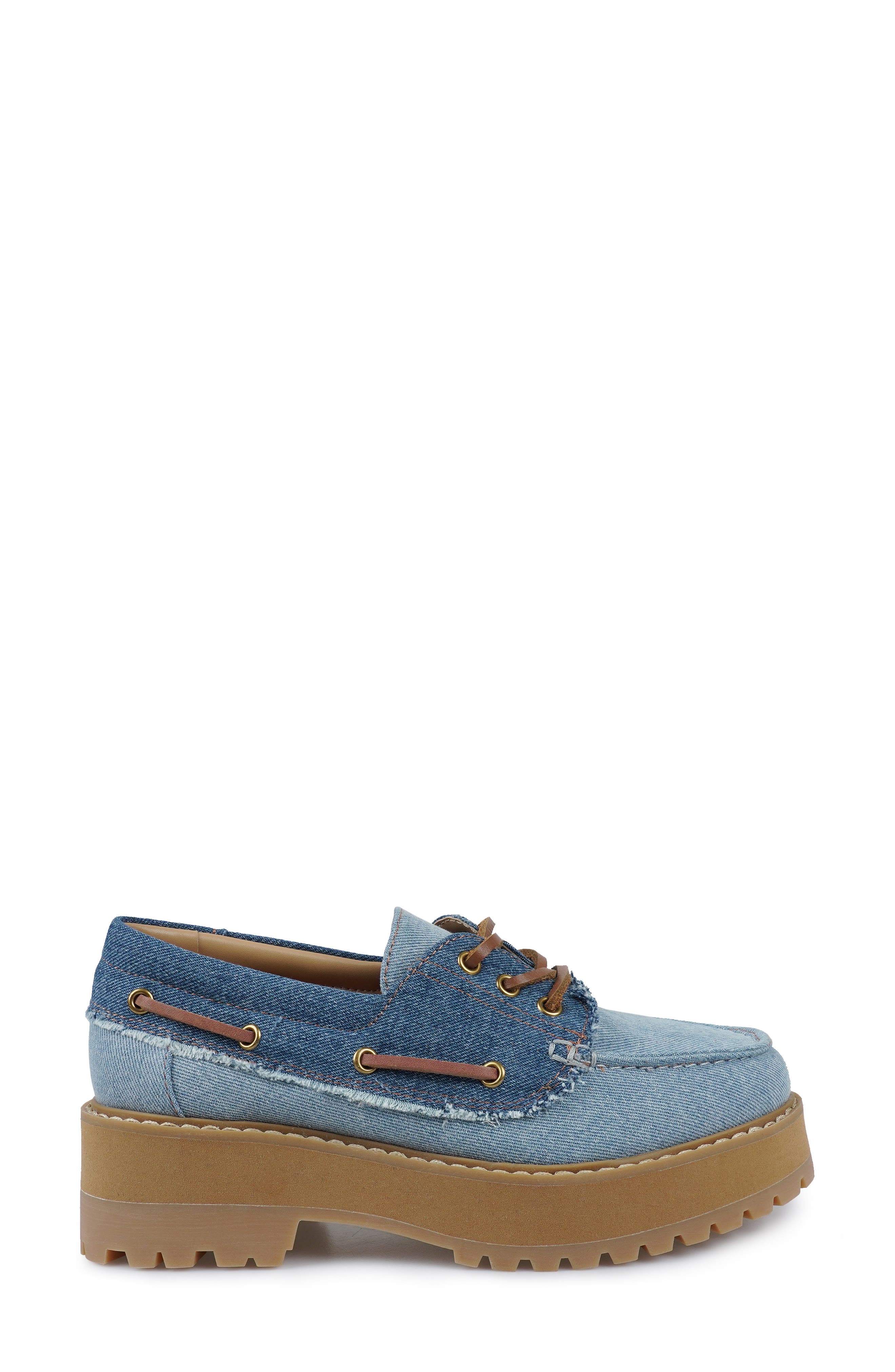 Biz Platform Loafer, Alternate, color, BLUE