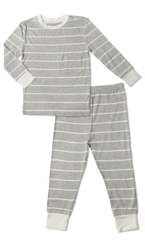 Heather Grey Stripe