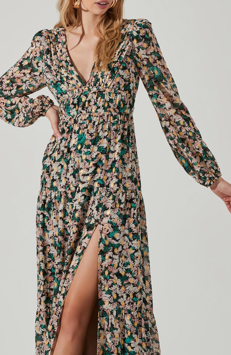 ASTR the Label Francesca Long Sleeve Maxi Dress, Alternate, color, 