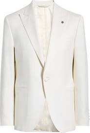 Jack Victor 250th Capsule Erie Off White Super 100s Wool Peak Lapel Dinner Jacket