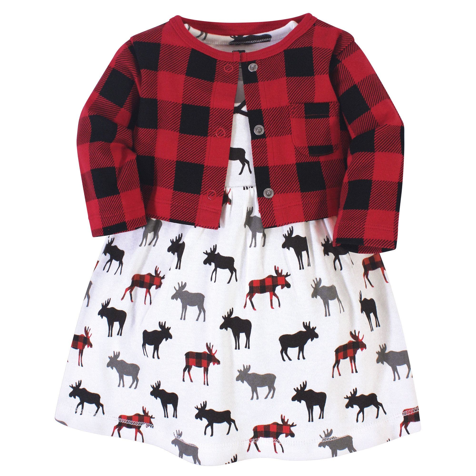 Buffalo Plaid Moose