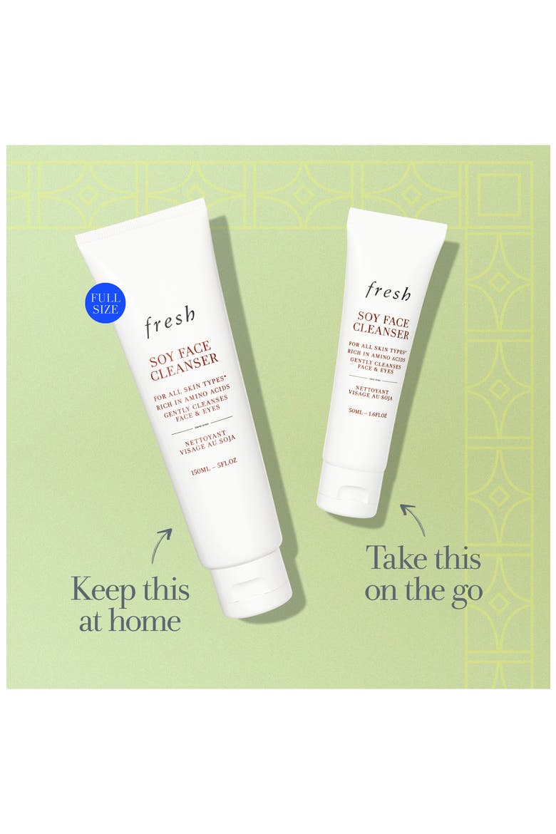 Soy Face Cleanser Home & Away Duo (Nordstrom Exclusive) $55 Value, Alternate, color, NO COLOR