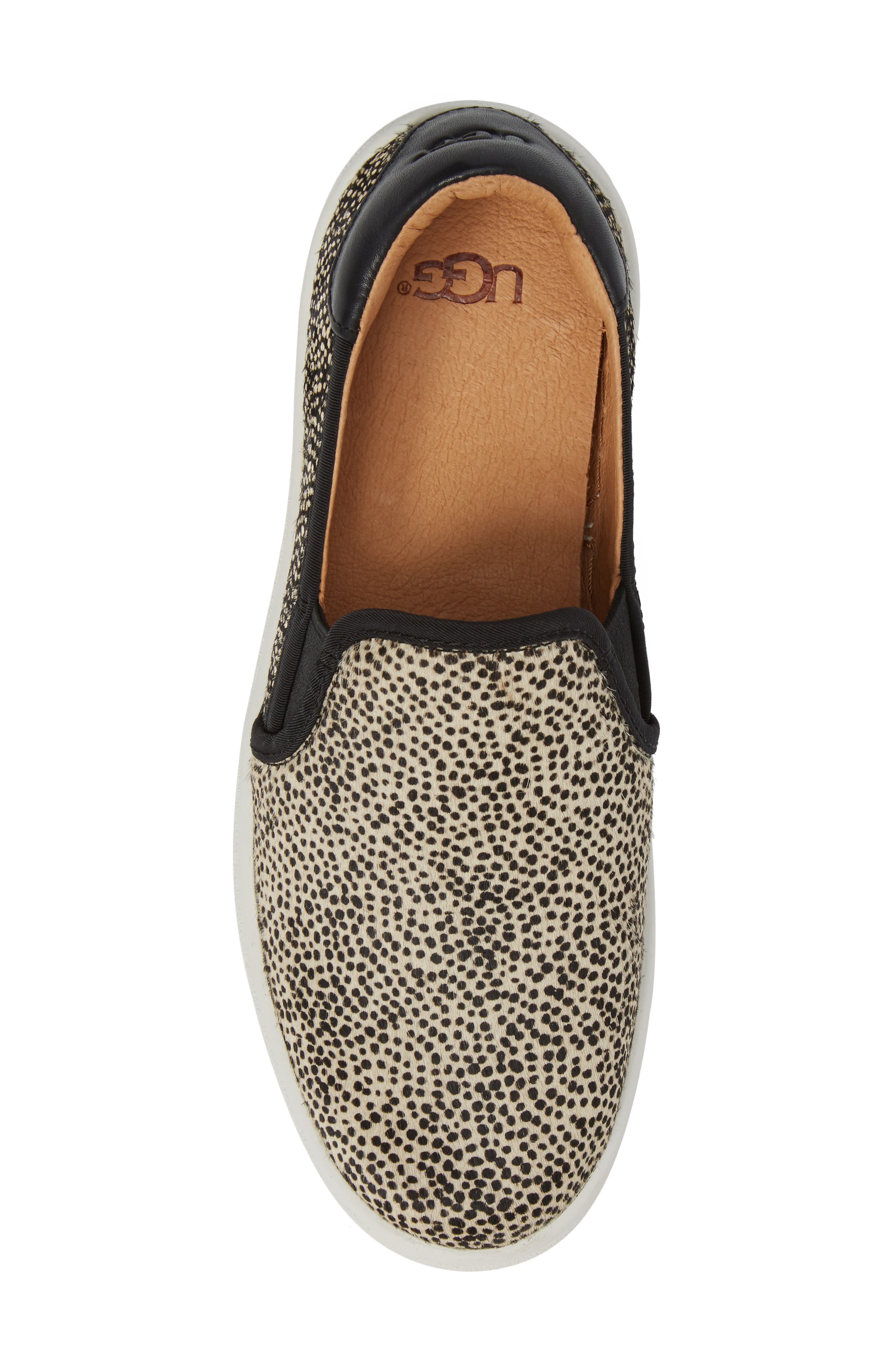 UGG<sup>®</sup> Cas Exotic Genuine Calf Hair Slip-On Sneaker, Alternate, color, 