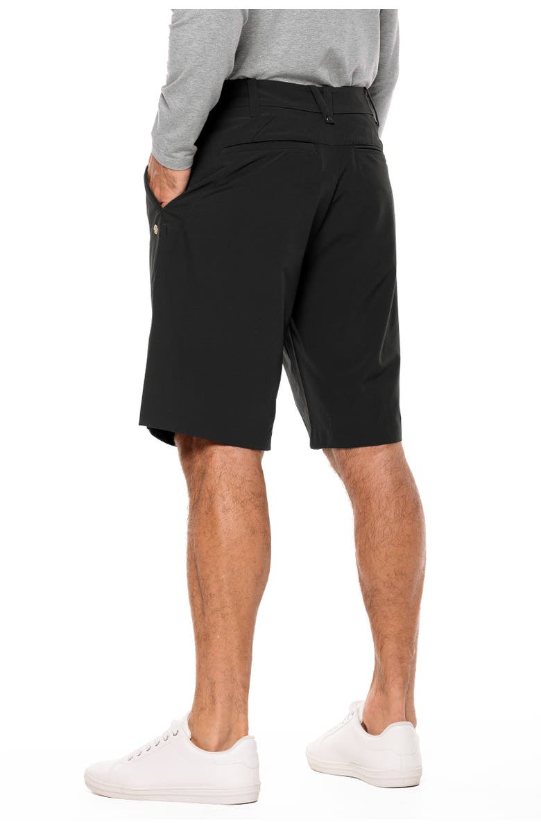 Coolibar Men's Hybrid Shorts - UPF 50+ Sun Protection - Trek, Alternate, color, Black